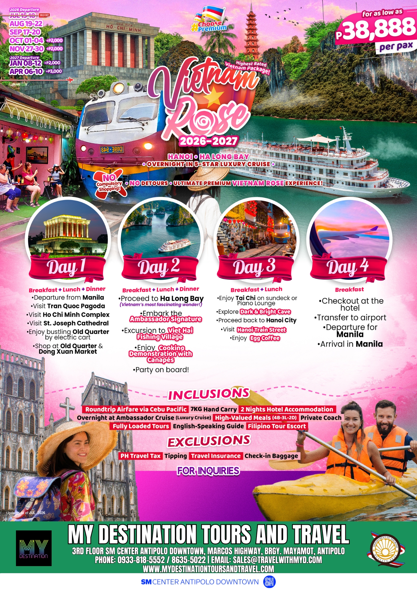 Vietnam Rose 1.0 2026-2027 Package Flyer