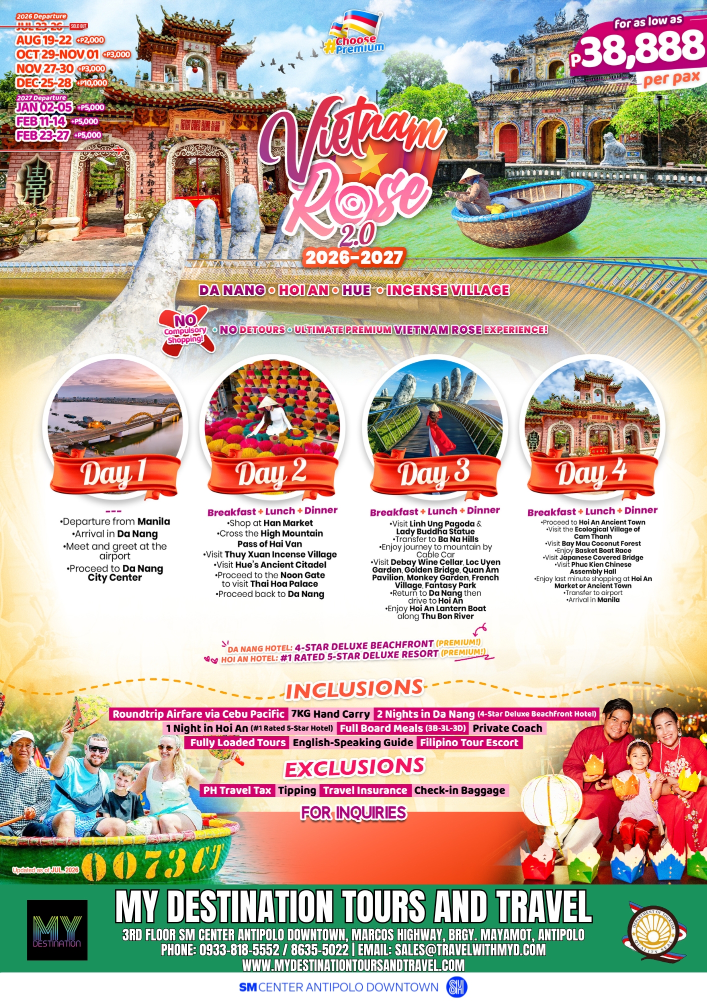Vietnam Rose 2.0 2026-2027 Package Flyer